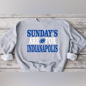 Sunday’s Are For Indianapolis Football Crewneck